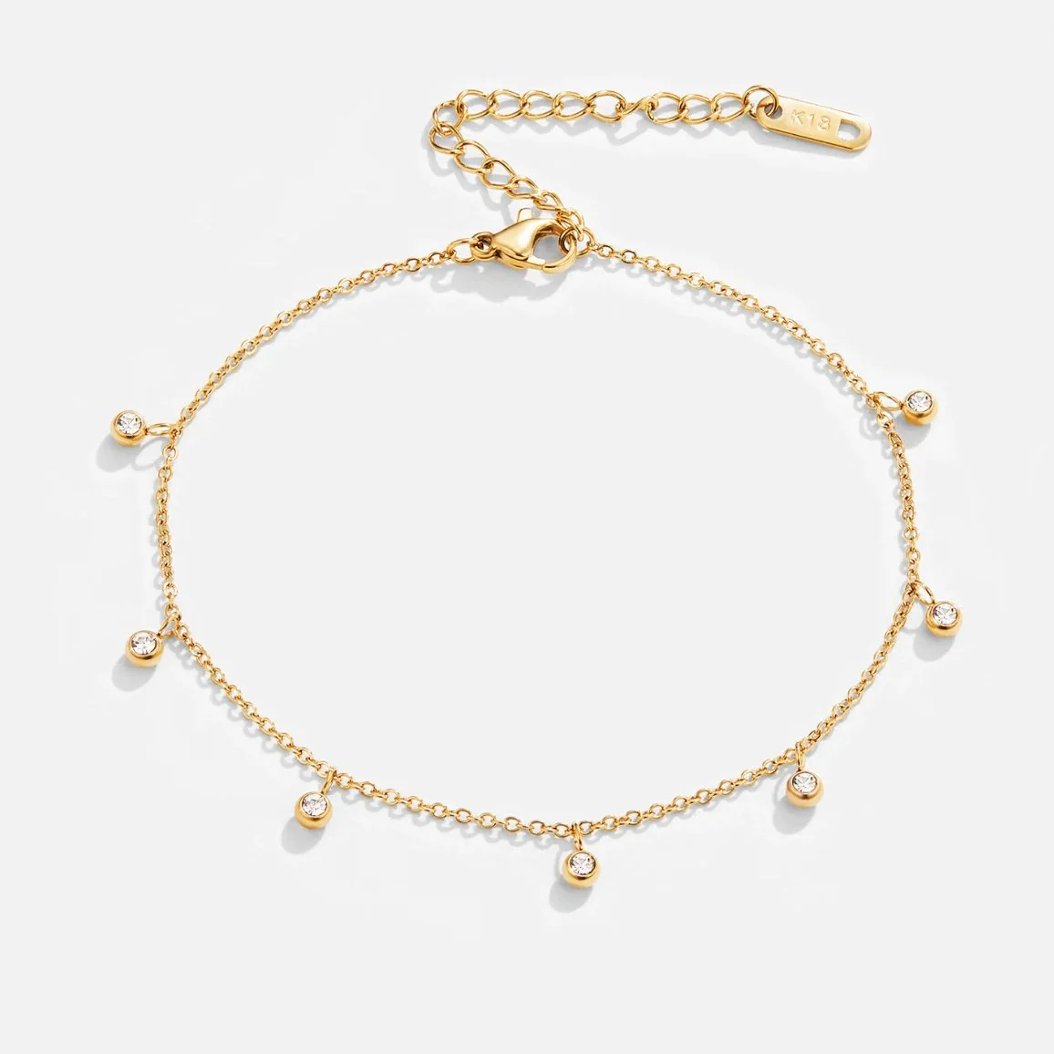Lana Crystal Droplet Anklet - Image 3