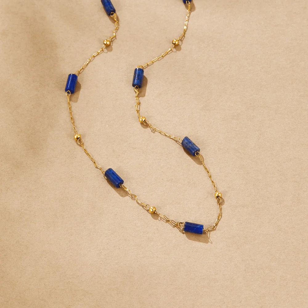 Lapiz Lazuli Bead Necklace