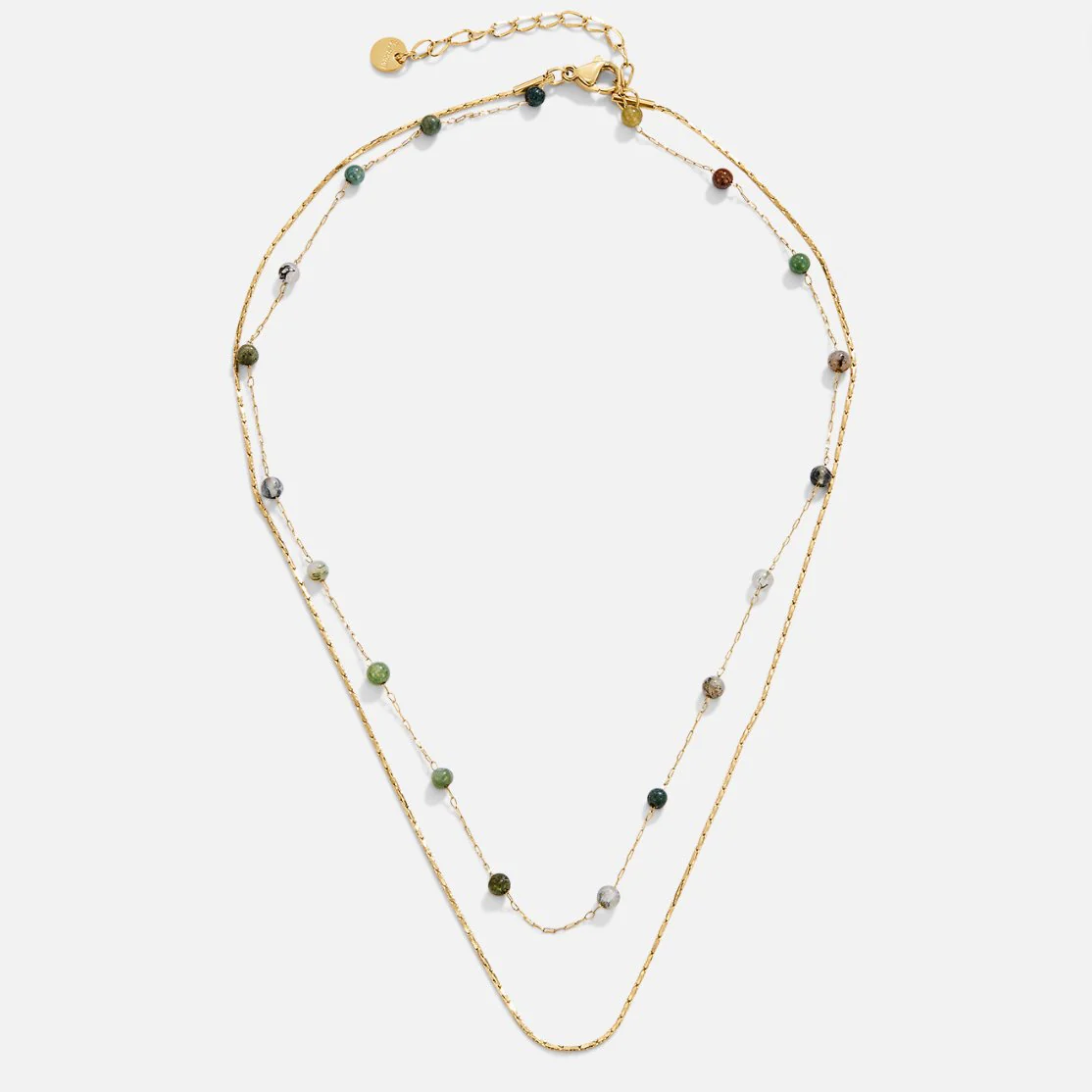 Layered Alana Gold & Stone Necklace - Image 4