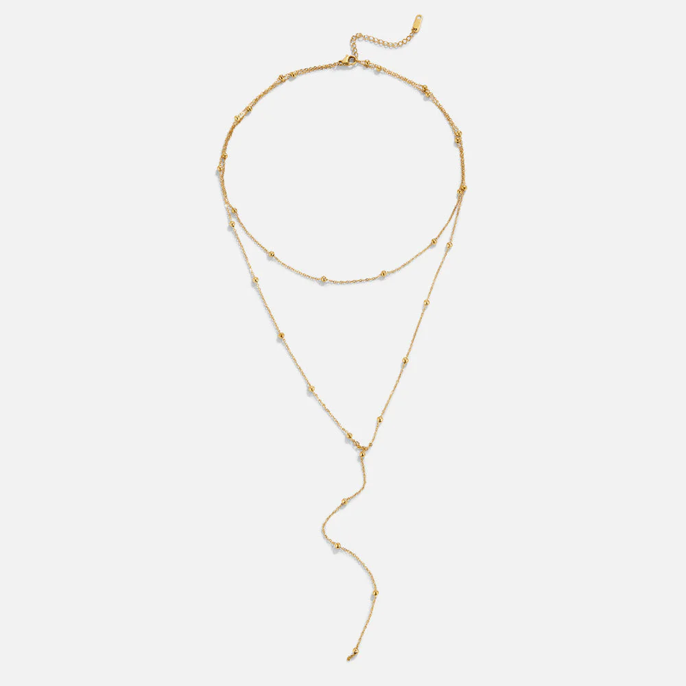 Layered Amara Tassel Necklace - Image 2
