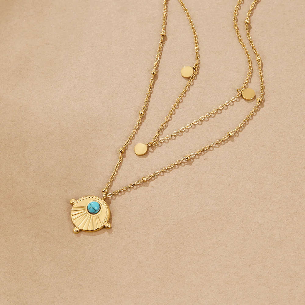 Layered Turquoise Necklace