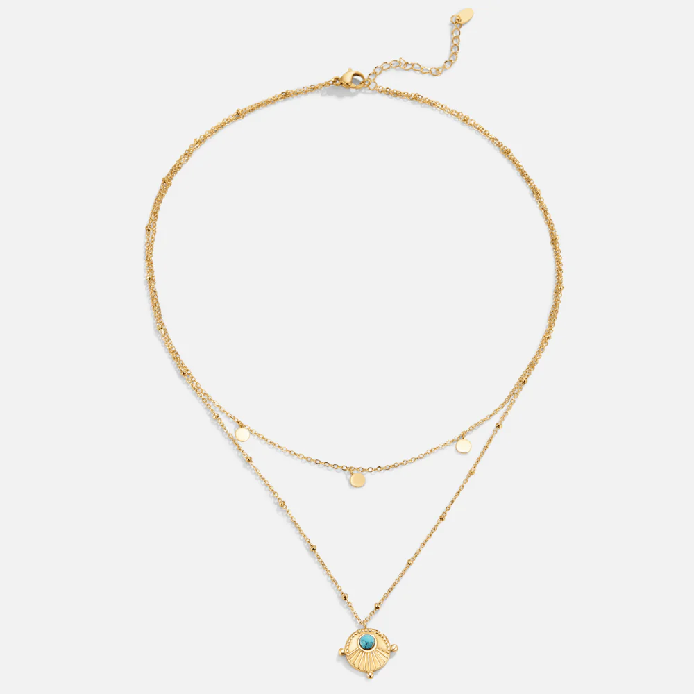 Layered Turquoise Necklace - Image 4
