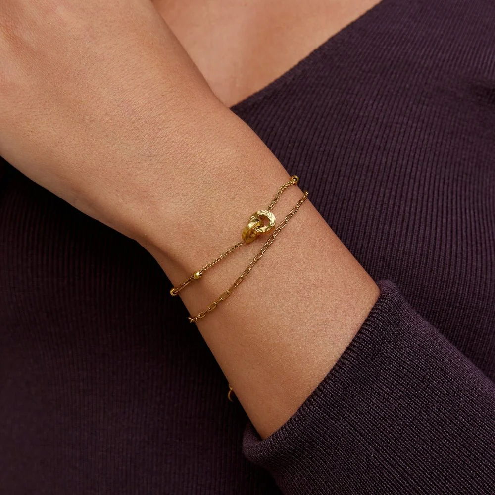 Layered Eternity Loop Bracelet - Image 2
