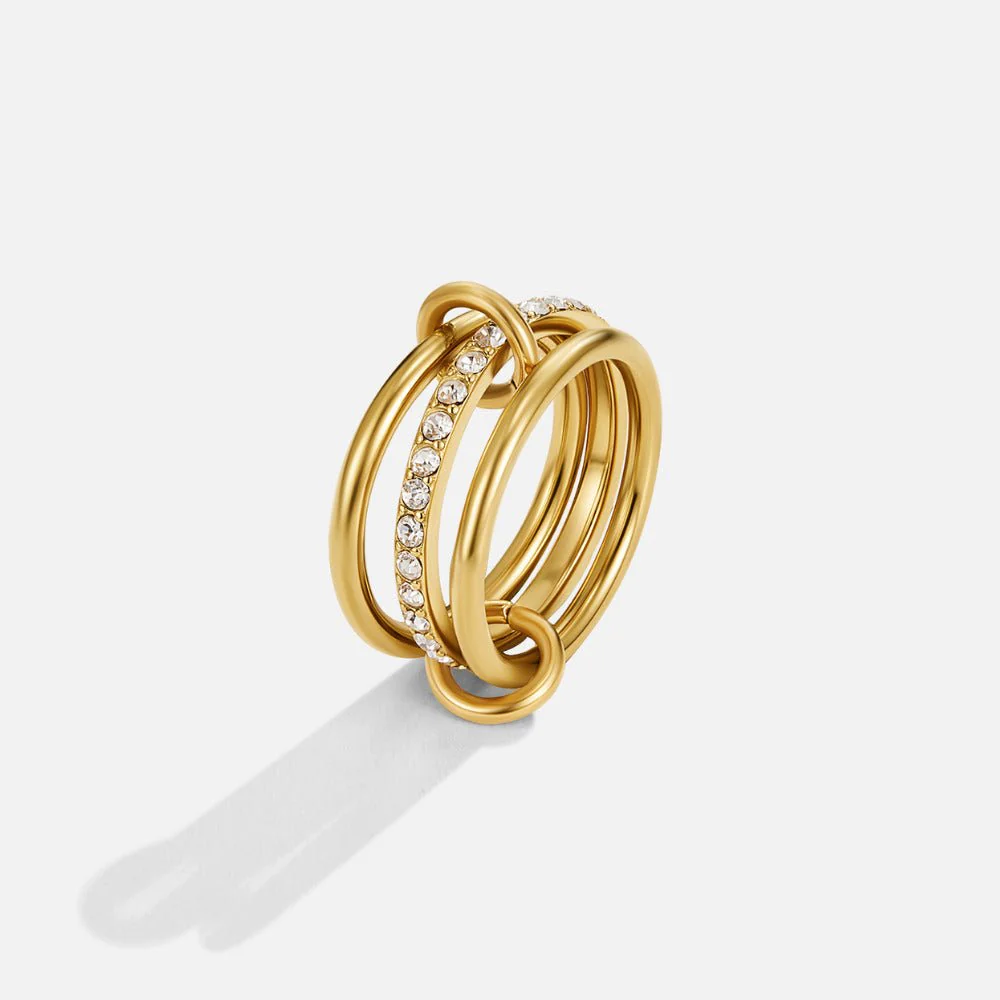 Layered Kaili Gold Ring - Image 3