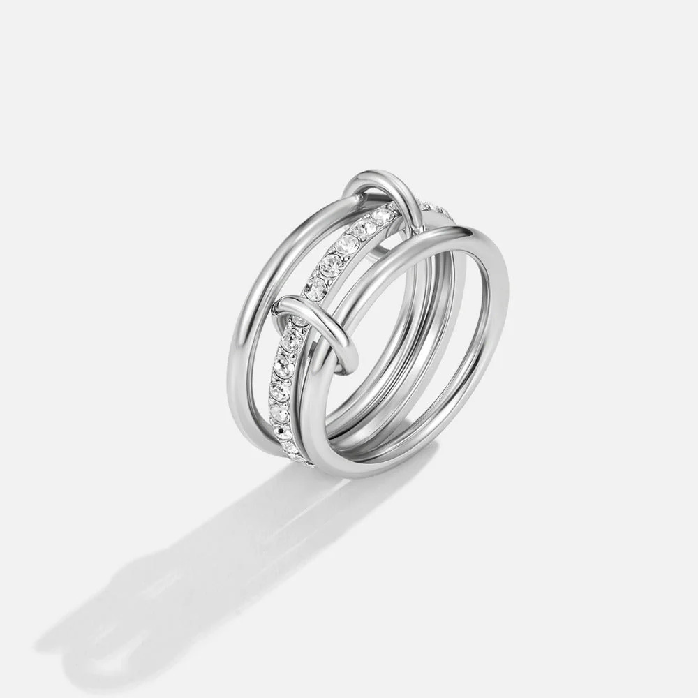 Layered Kaili Silver Ring - Image 4