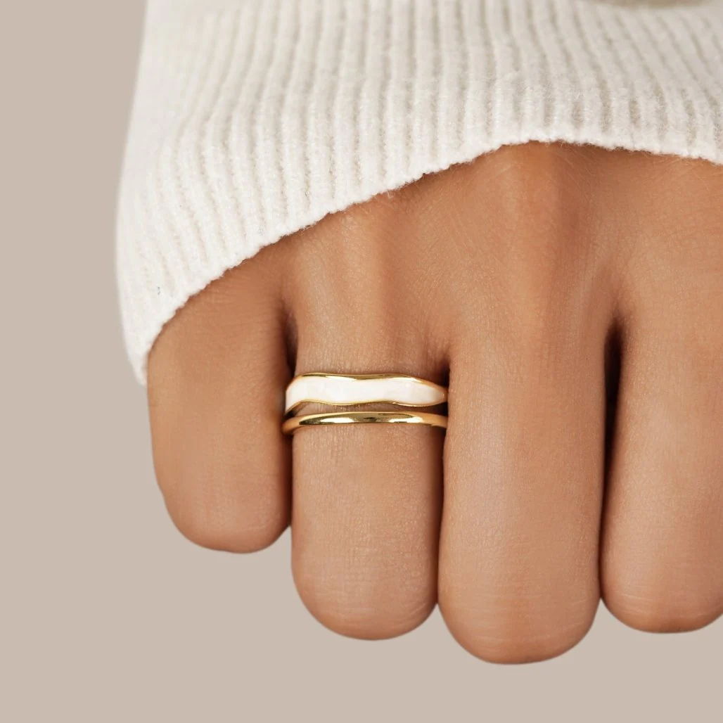 Layered Sahara Gold Ring - Image 2