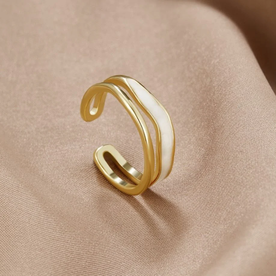 Layered Sahara Gold Ring - Image 5