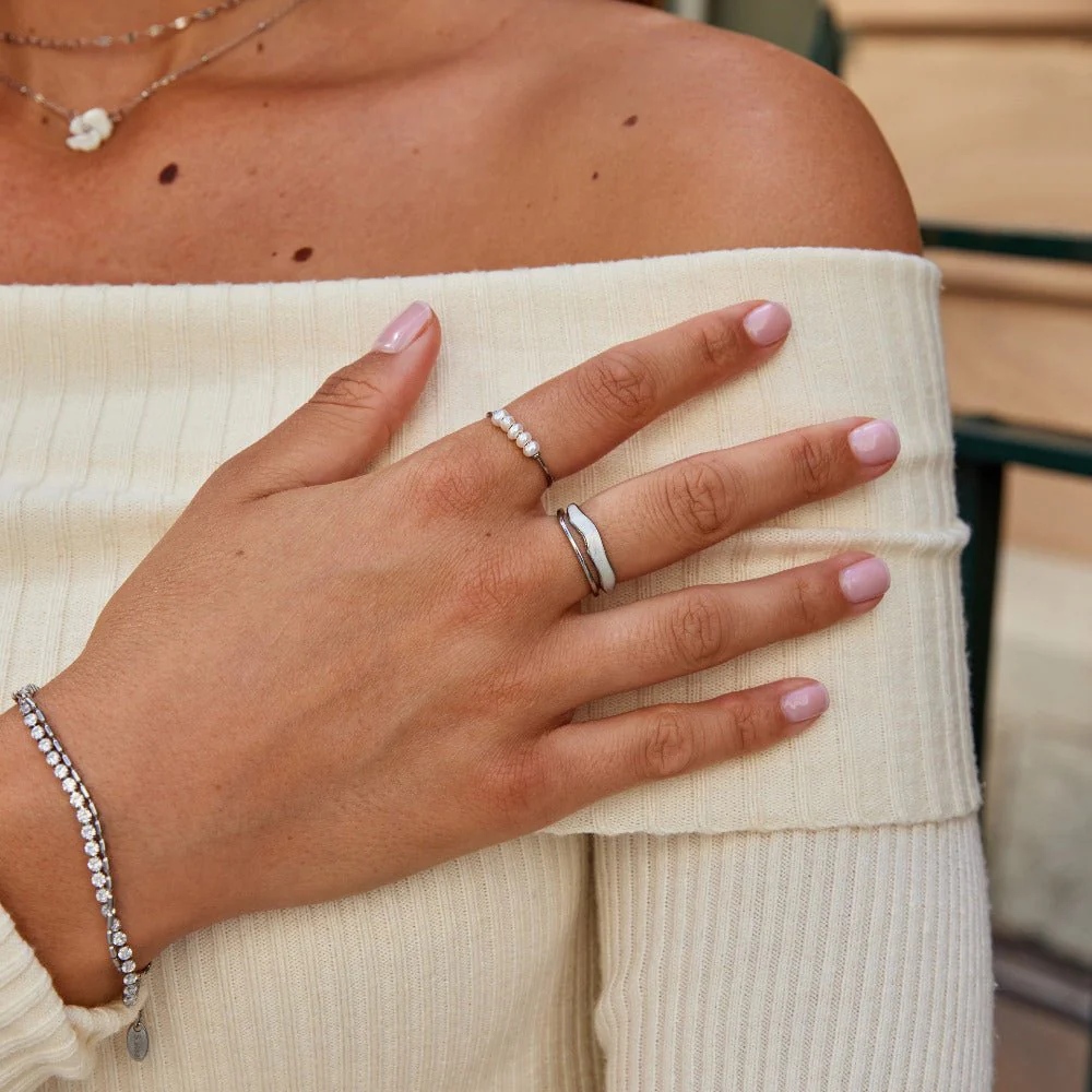 Layered Sahara Silver Ring - Image 2