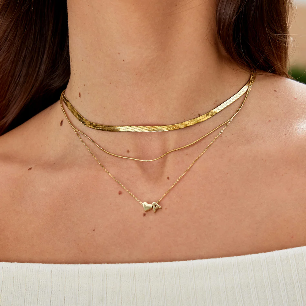 Layla 18K Gold Layered Necklace - Image 7