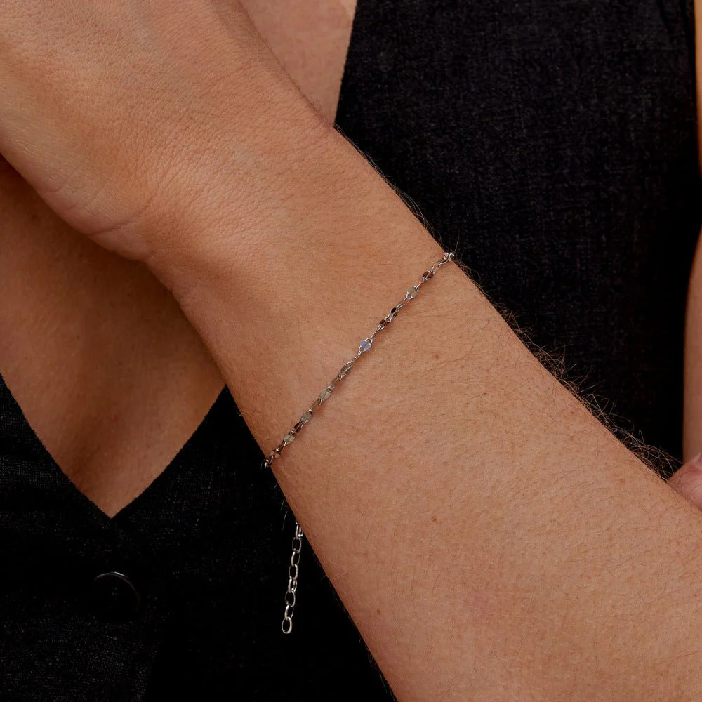 Leila Silver Chain Bracelet - Image 2