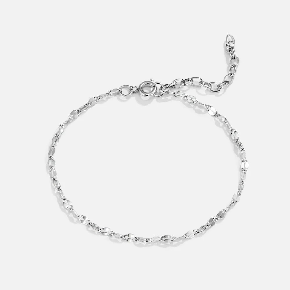 Leila Silver Chain Bracelet - Image 3
