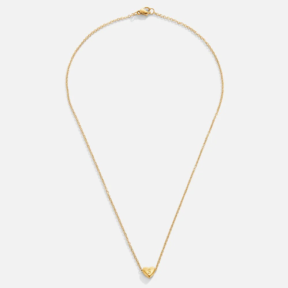 Letter Heart Necklace - Image 4