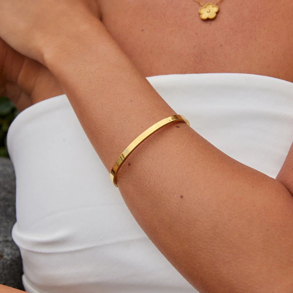 Lilah Gold Bangle - Image 2