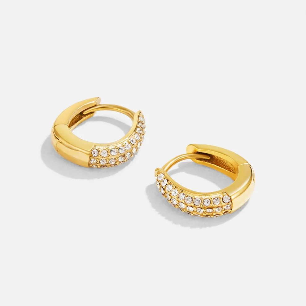 Lily Crystal Hoop Earrings - Image 4