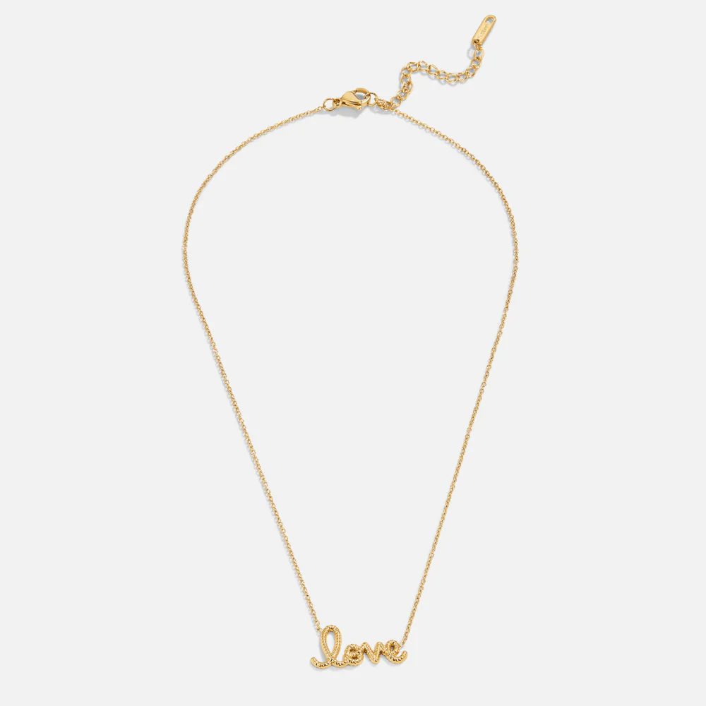 "Love" Pendant Necklace - Image 3