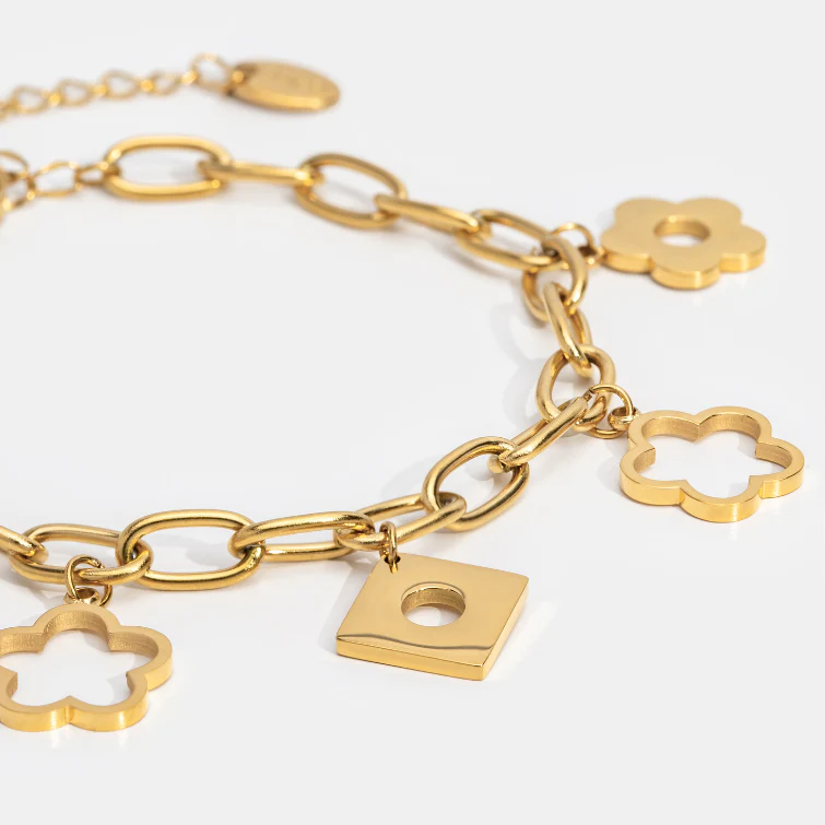 Lucky Daisy Charm Bracelet - Image 3