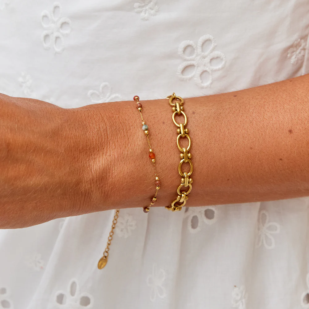 Lulu Beaded Stone Bracelet - Image 3