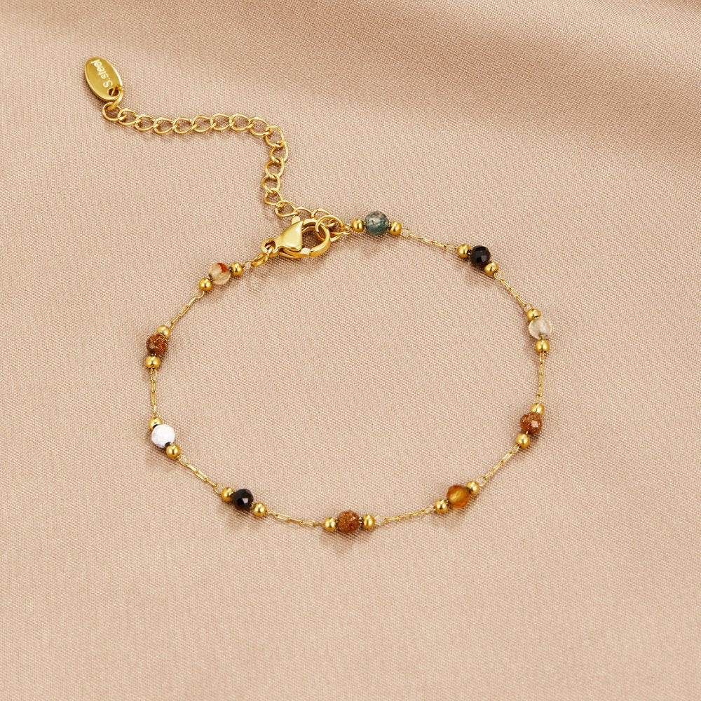 Lulu Beaded Stone Bracelet - Image 4