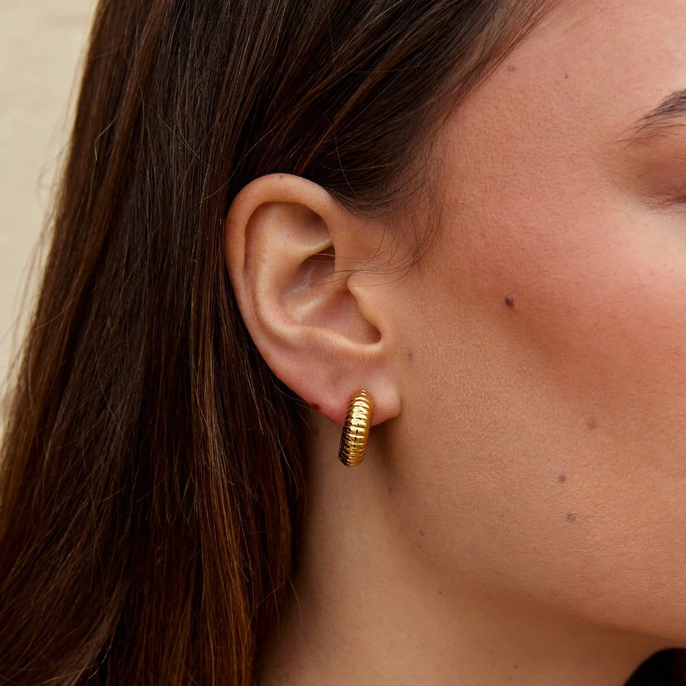 Lulu Spring Hoop Earrings - Image 2