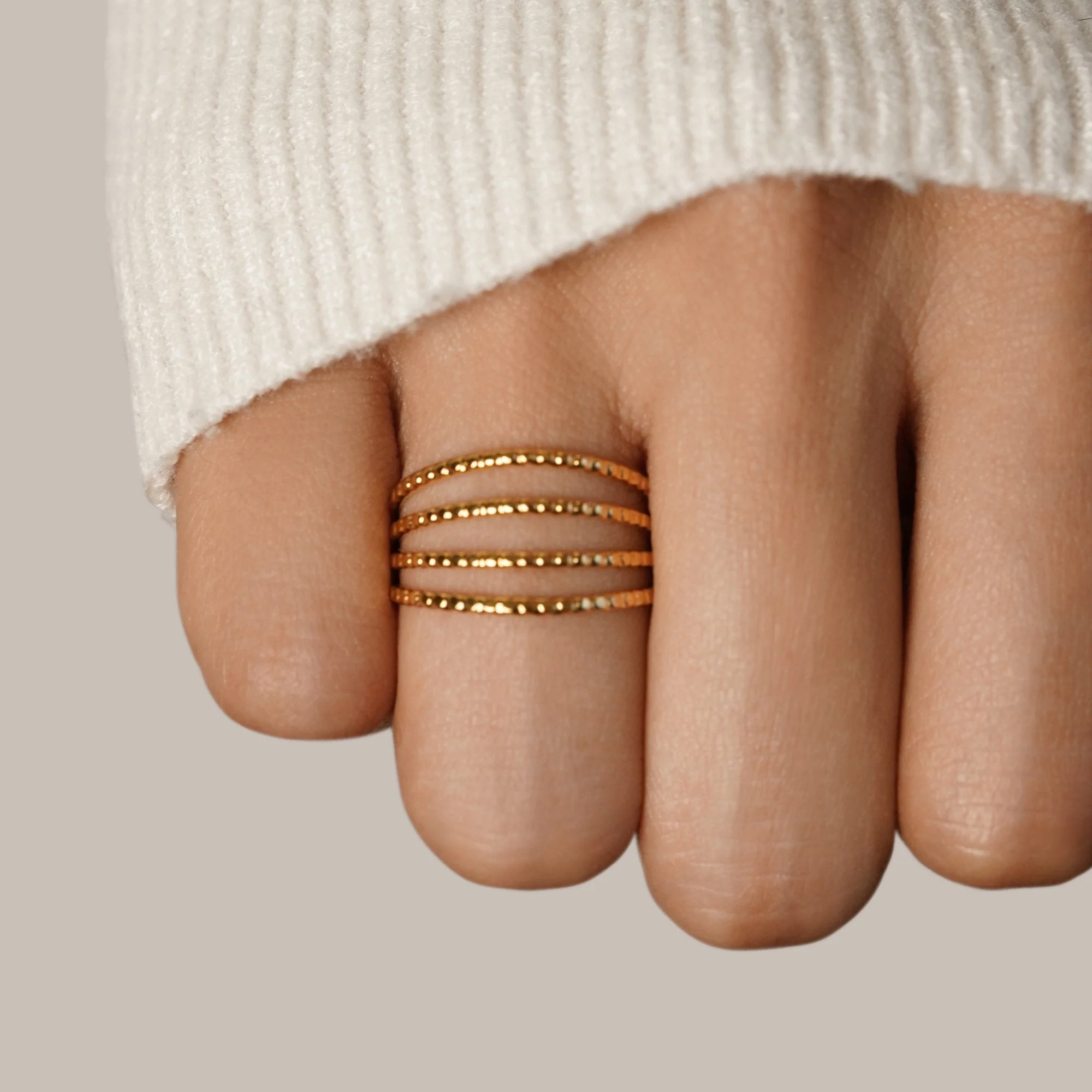 Madison 18K Layered Ring - Image 2