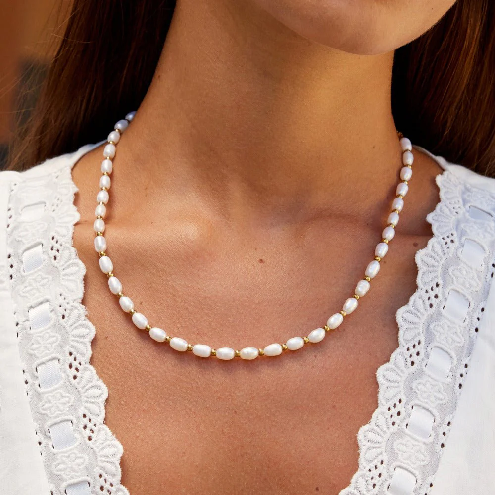 Malia Pearl Necklace - Image 2