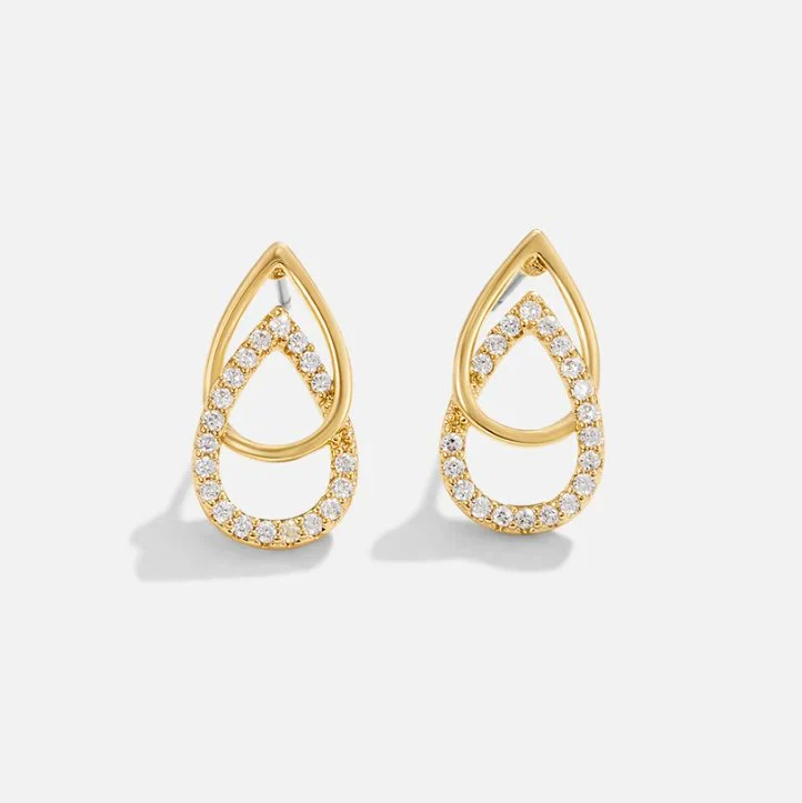 Mara Teardrop Link Earrings - Image 4
