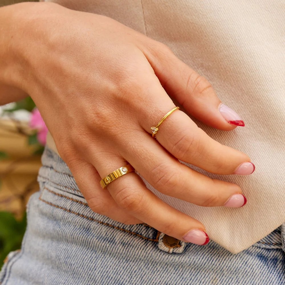 Mari Heart Gold Ring - Image 4