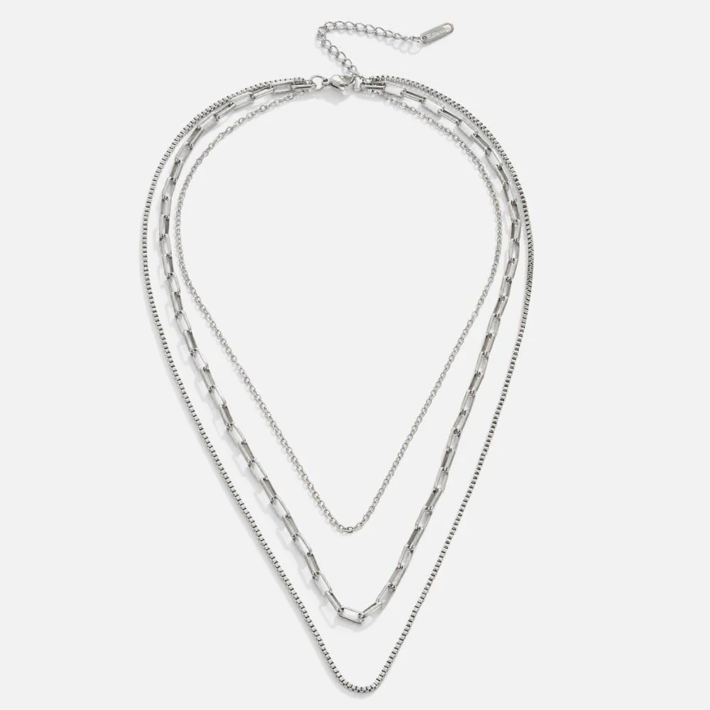 Miela Layered Chain Necklace - Image 3