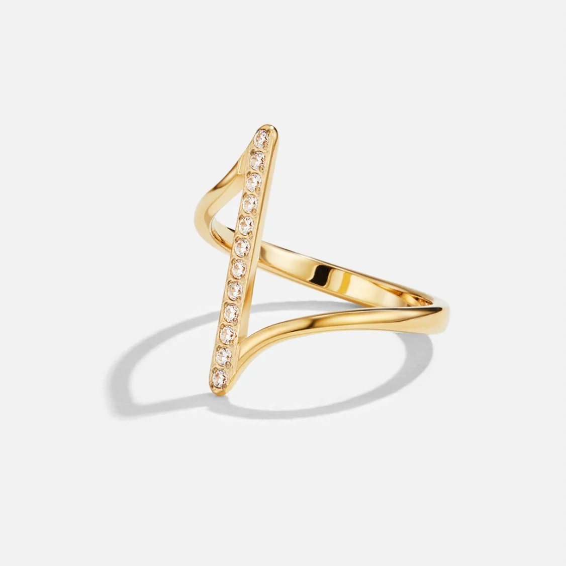 Mila Twisted Gold Ring - Image 6
