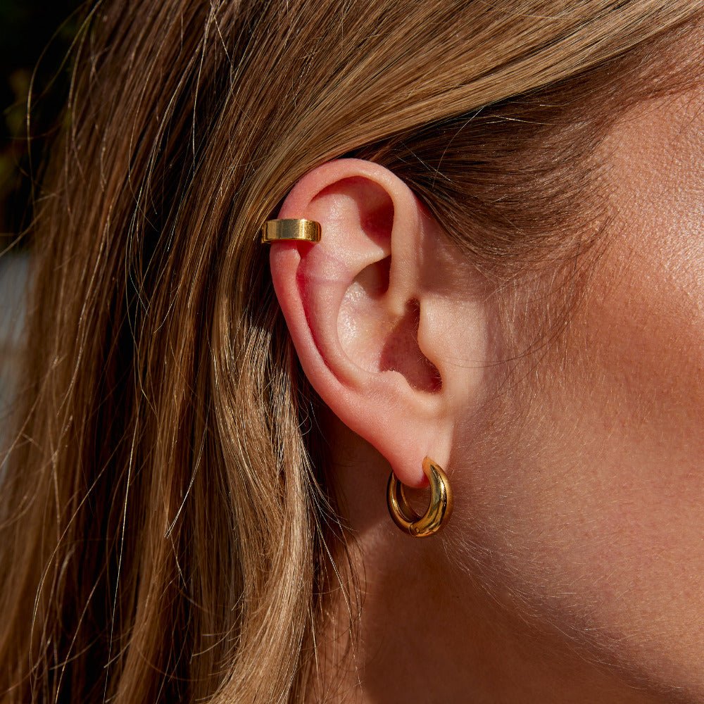 Millie Gold Earring Cuff - Image 2