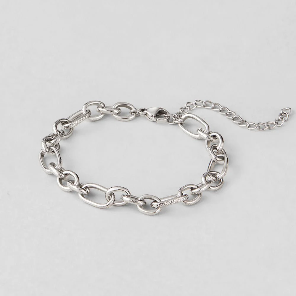 Miriam Chunky Silver Bracelet - Image 3