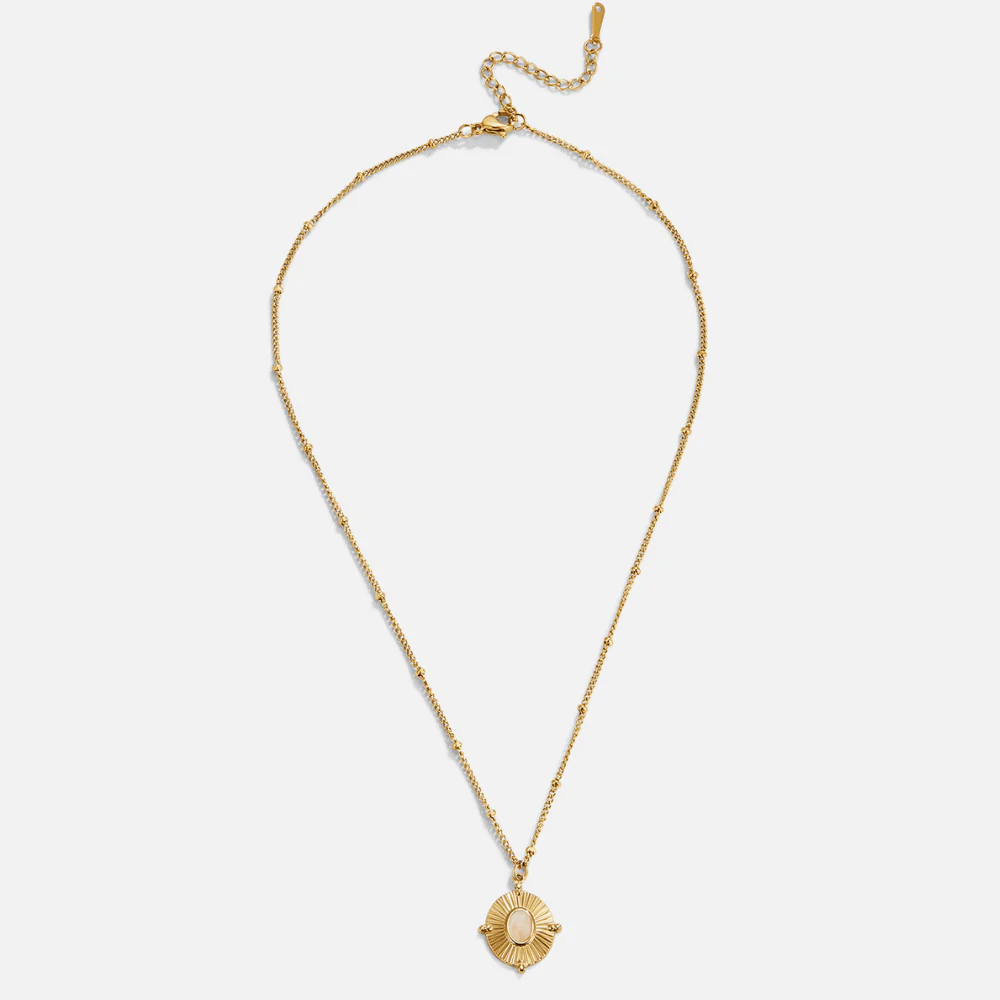Monique Vintage Stone Necklace - Image 3