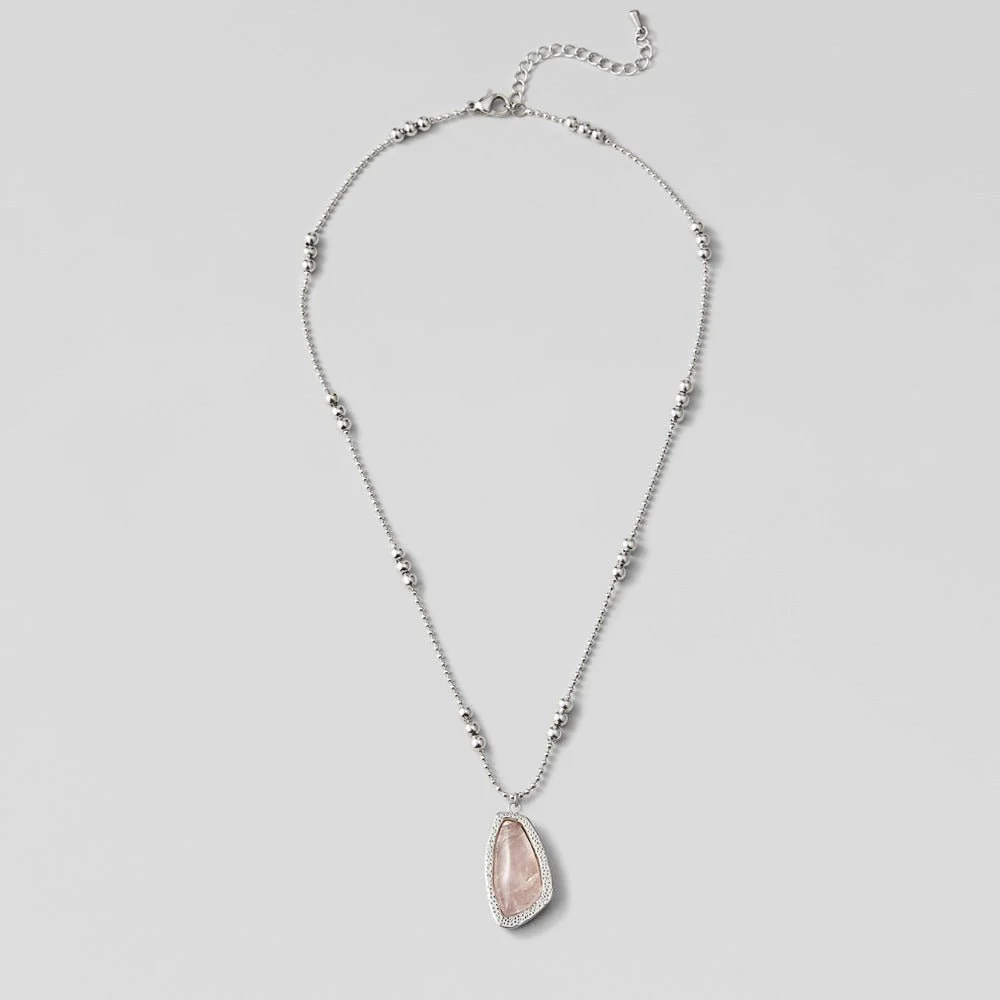 Moonstone Drop Pendant Necklace - Image 3