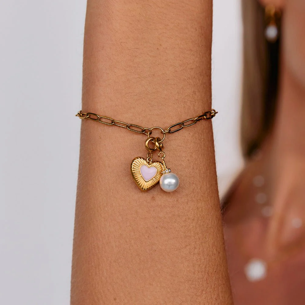 Crystal & Pearl Charm - Image 2