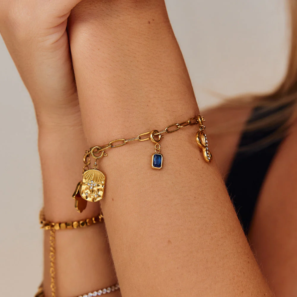 Mystic Blue Crystal Charm - Image 2