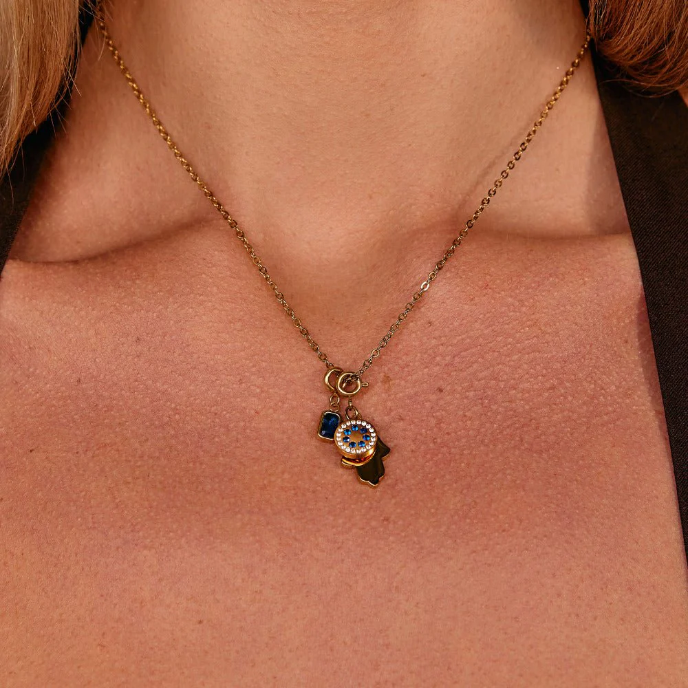 Mystic Blue Crystal Charm - Image 3