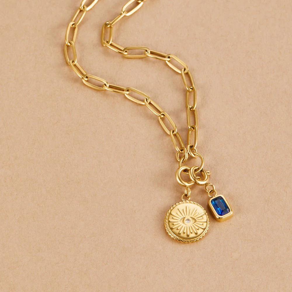 Mystic Blue Crystal Charm - Image 5
