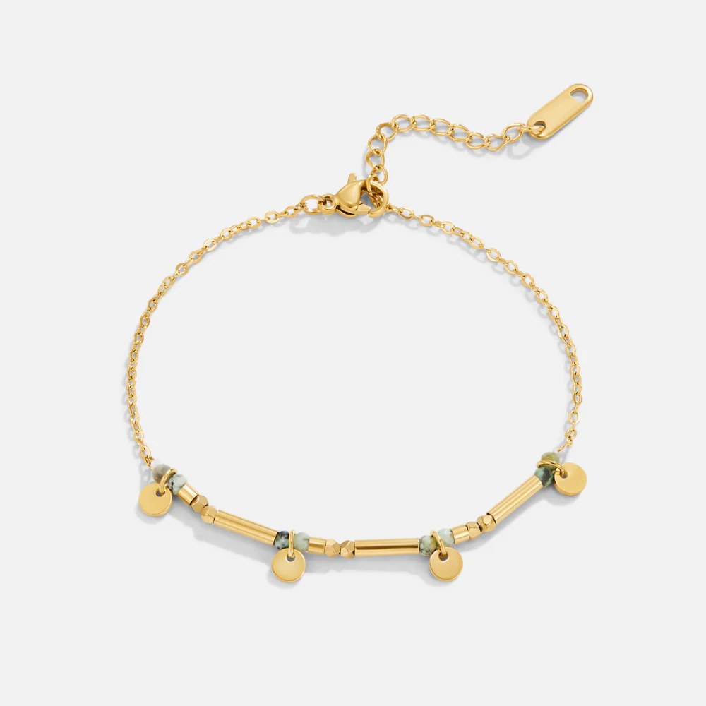 Neri Gold Disc Bracelet - Image 4
