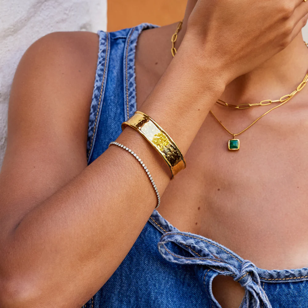Nica Gold Bangle - Image 2