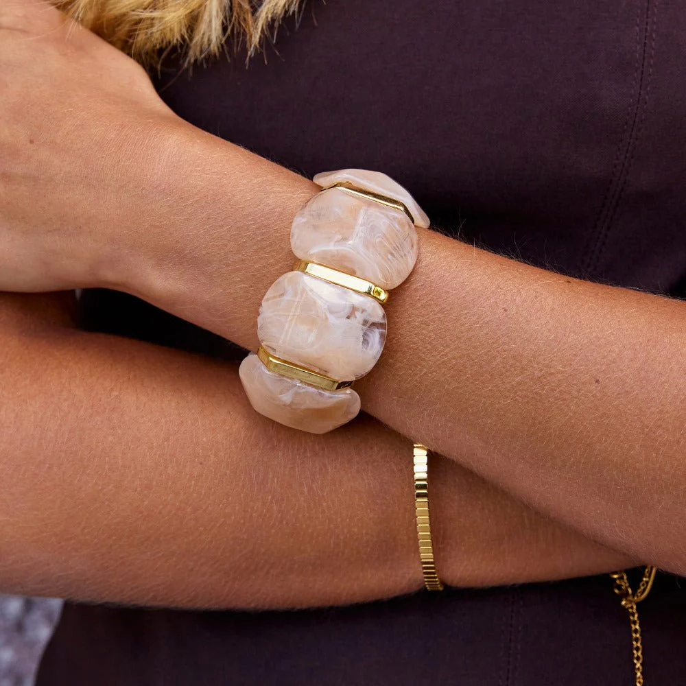 Odette Chunky Elastic Bangle - Image 2