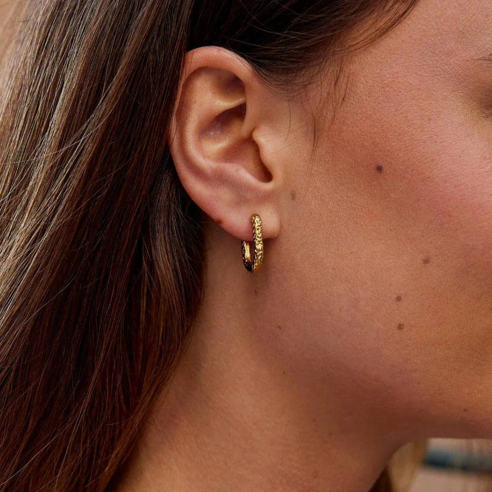 Olivia Classic Hoop Earrings - Image 2