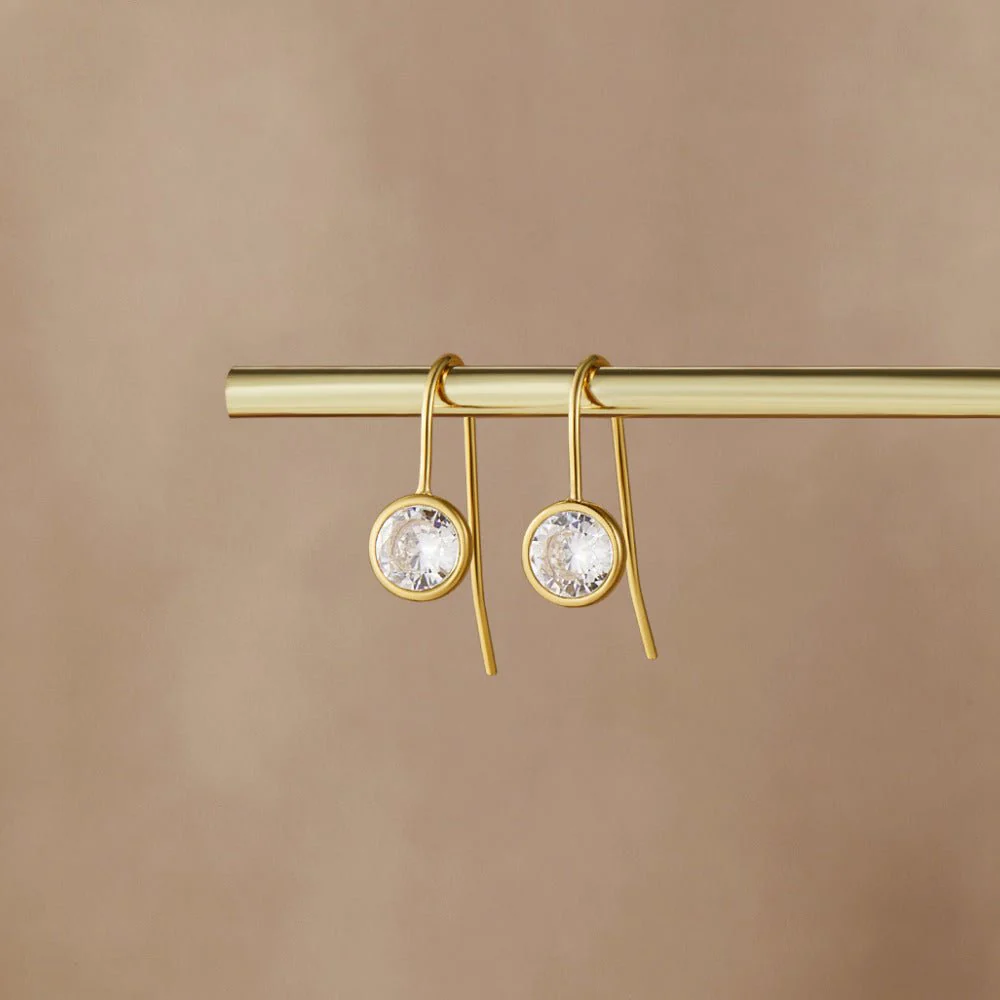 Olivia Crystal Drop Earrings