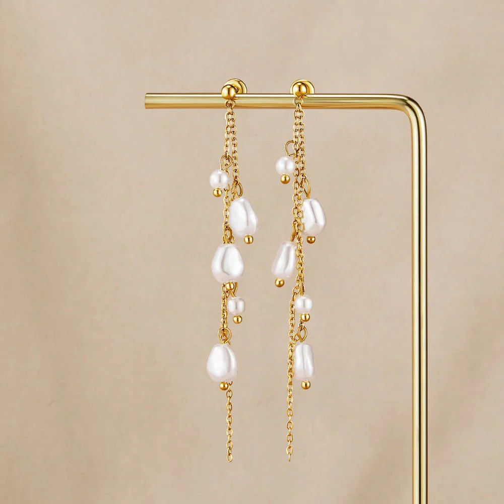 Penelope Pearl Drop Earrings
