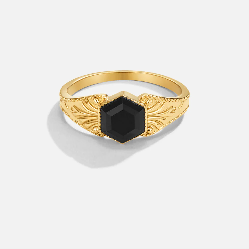 Phoenix Black Onyx Ring - Image 3