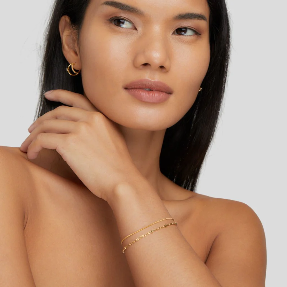 Pia Gold Layered Bracelet - Image 4