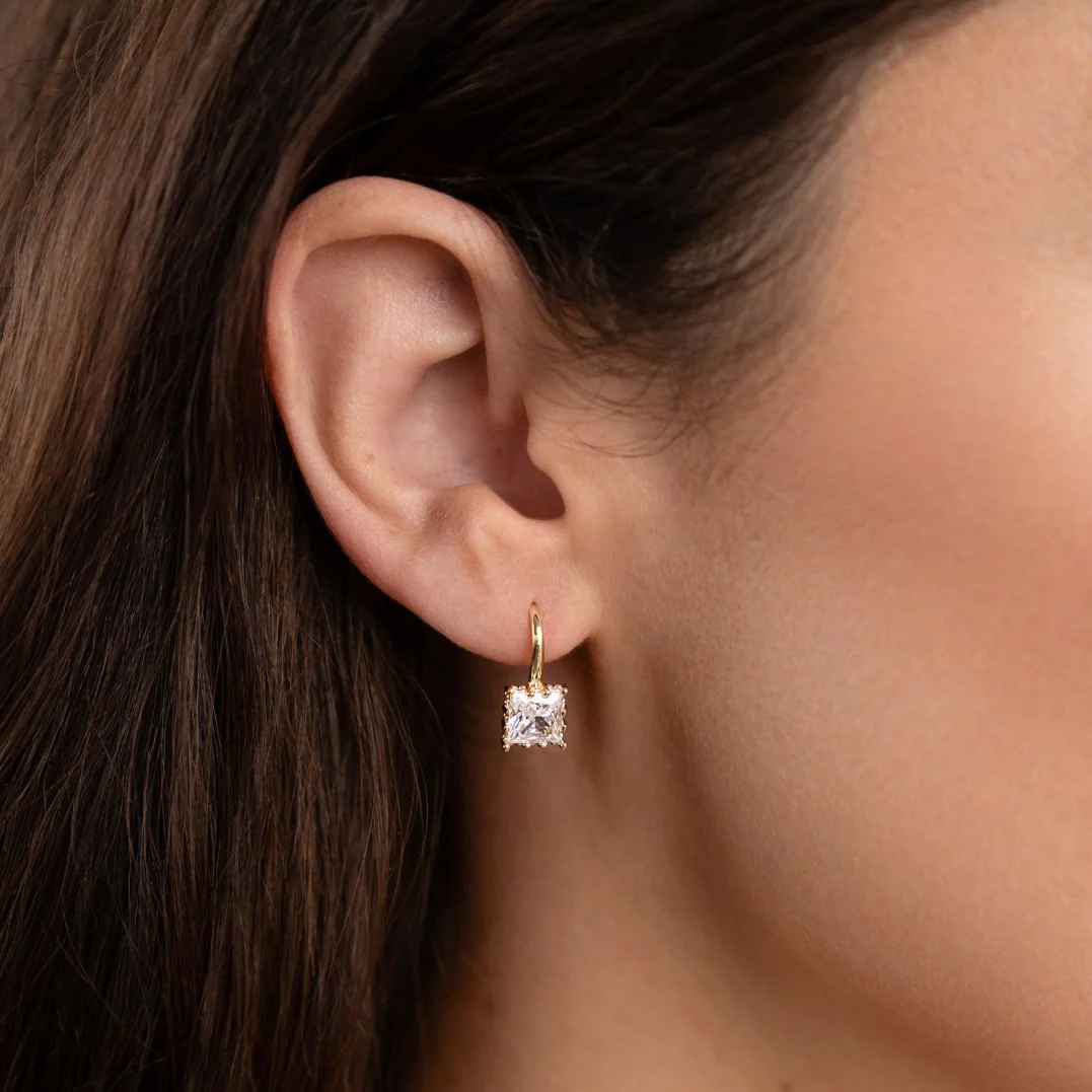 Piper Crystal Drop Earrings - Image 2