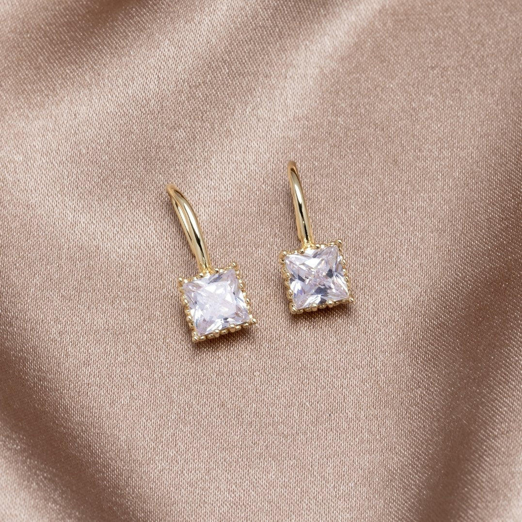 Piper Crystal Drop Earrings - Image 5