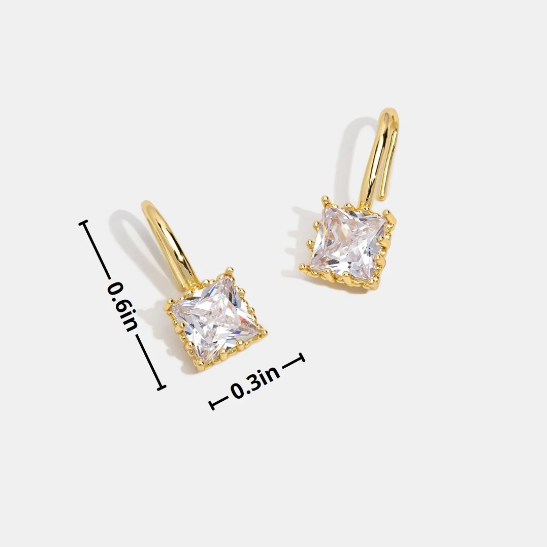 Piper Crystal Drop Earrings - Image 6