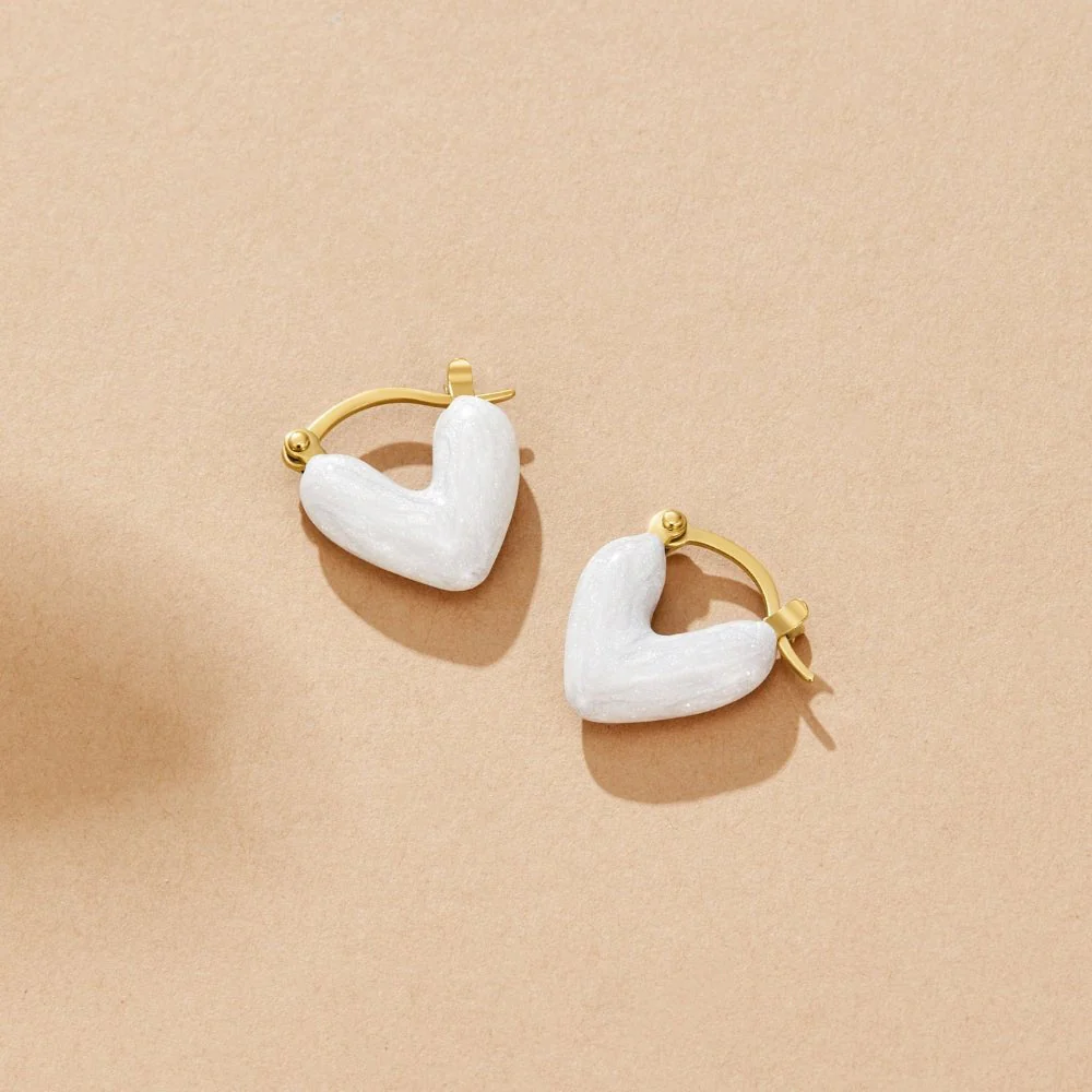 ‘Pure Love’ Heart Earrings - Image 3