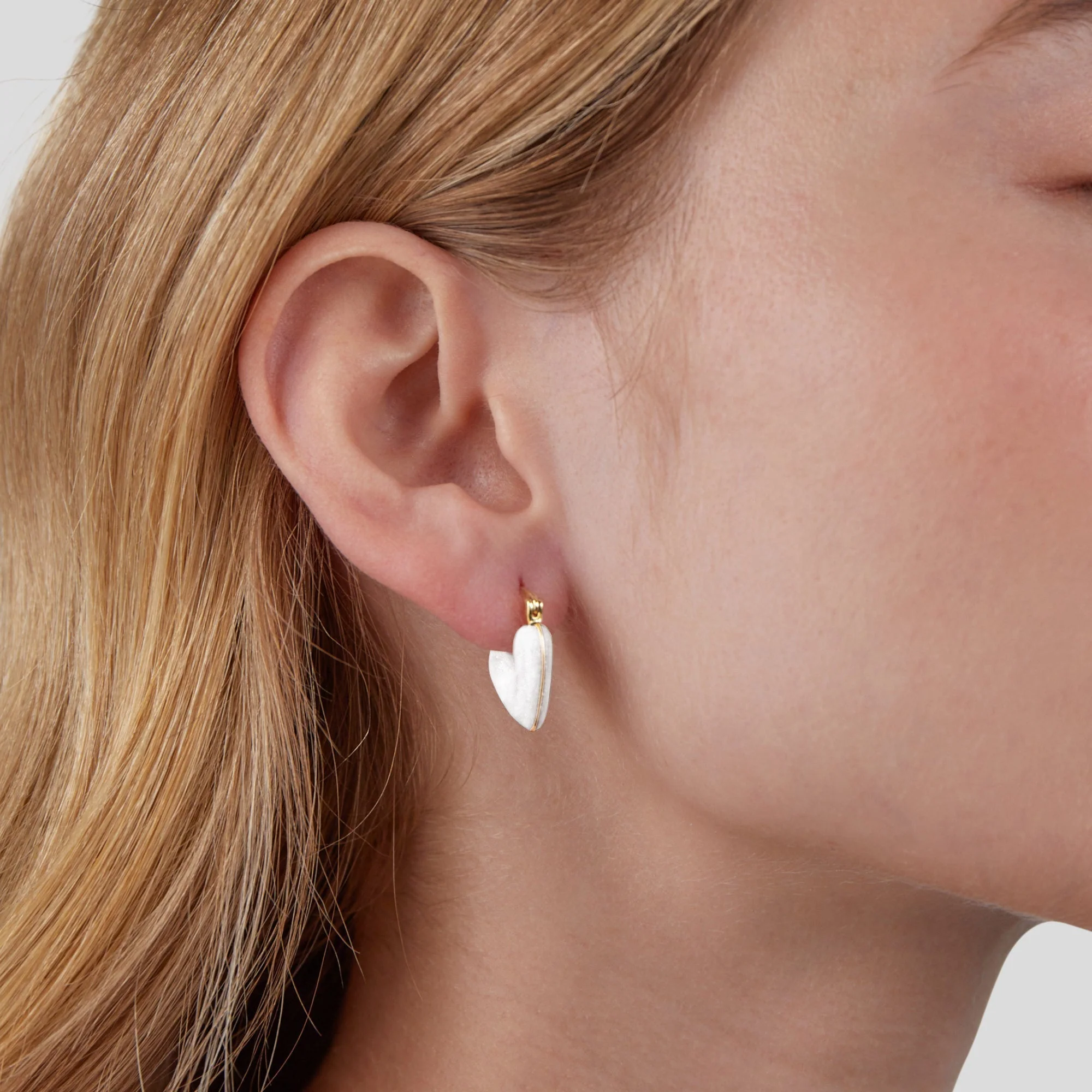 ‘Pure Love’ Heart Earrings - Image 4